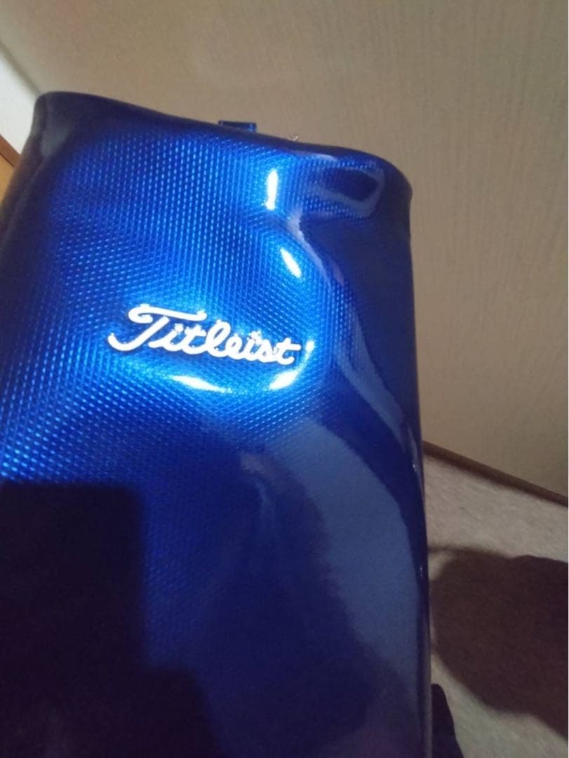 Titleist スタンドエナメルキャディーバッグ＋ヘッドカバー4点
