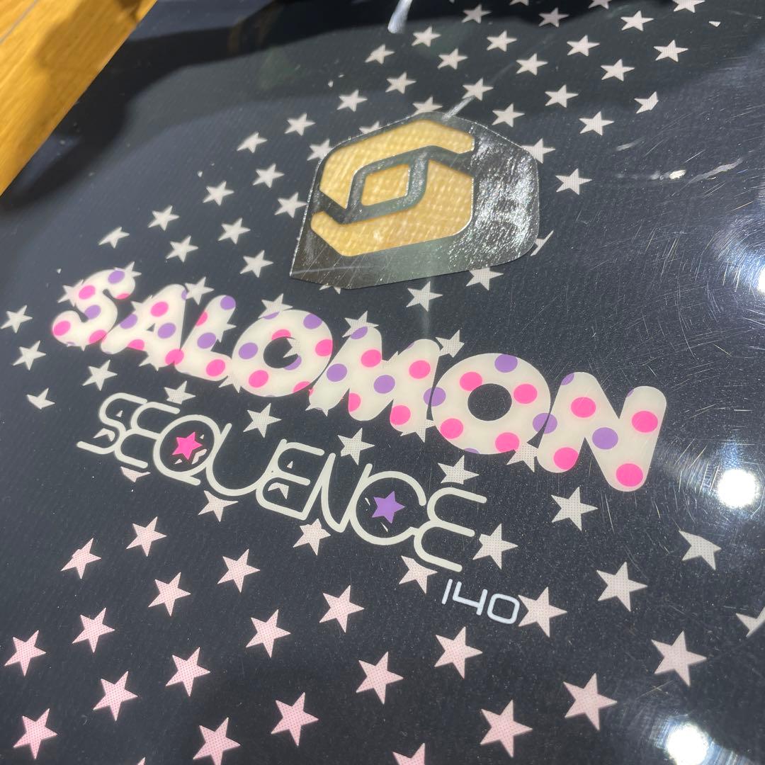 【値下げ】salomonサロモンSEQUENCE140cm2点セット初中級向け