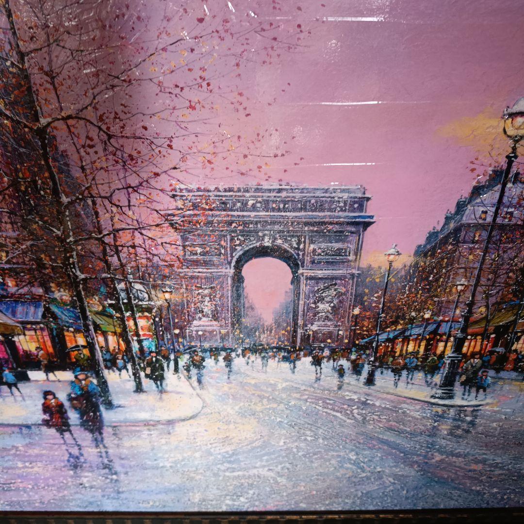 ギィ デサップ 冬の凱旋門　絵画 壁掛け アート ポスター 海 ピカソ 額縁
