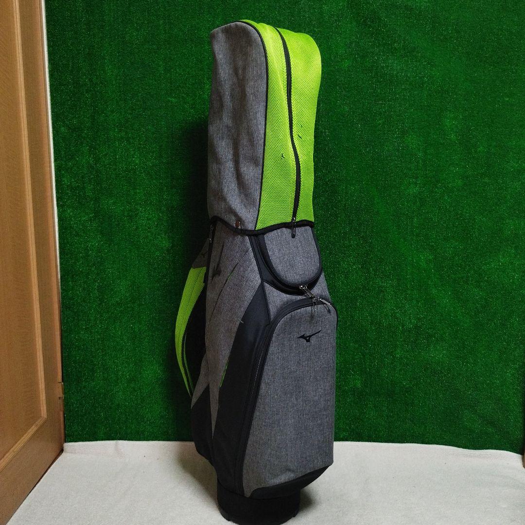 Mizuno キャディバッグ グレー/グリーン 状態 良好