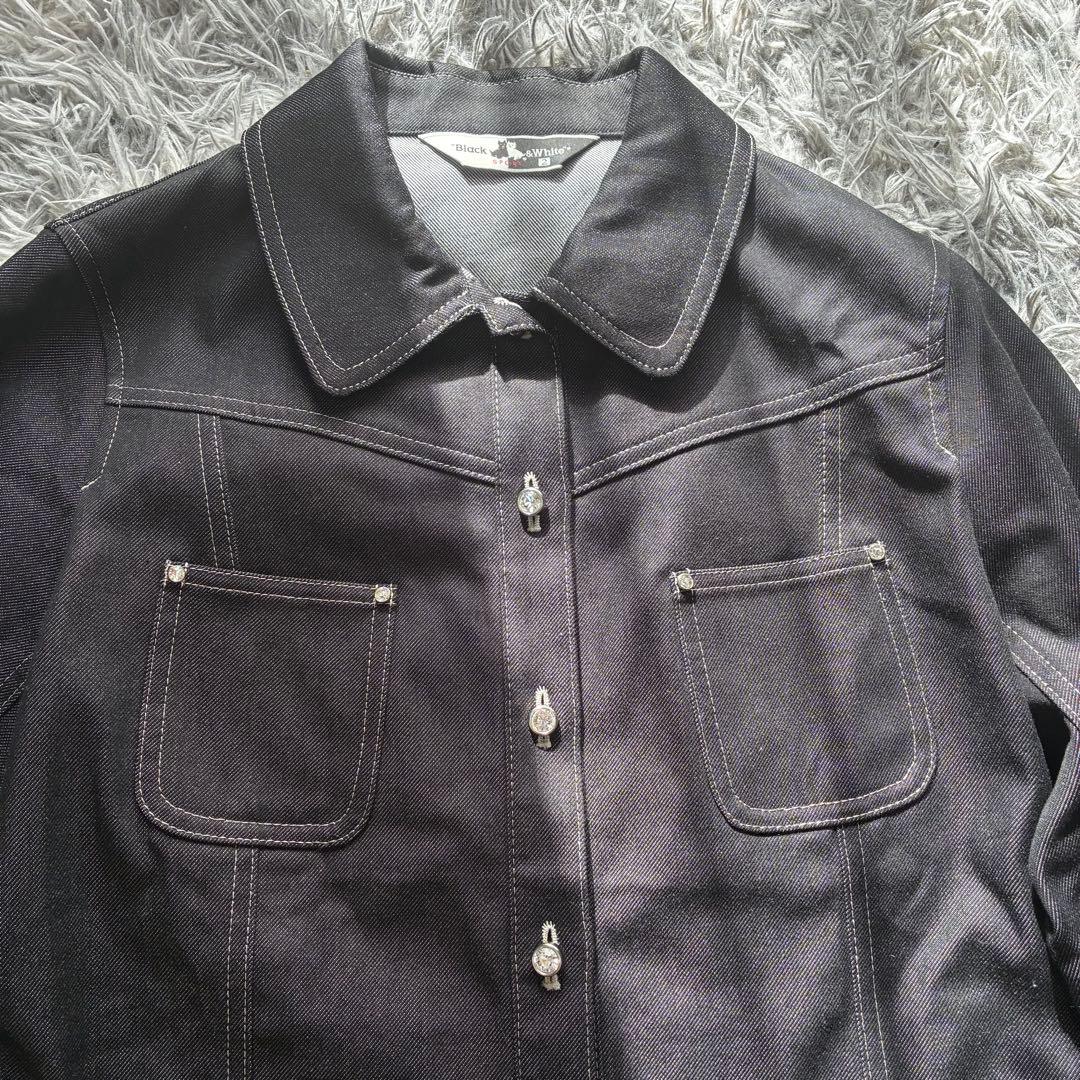 Black&White SPORT ゴルフ セットアップ 黒 2 レディース　M