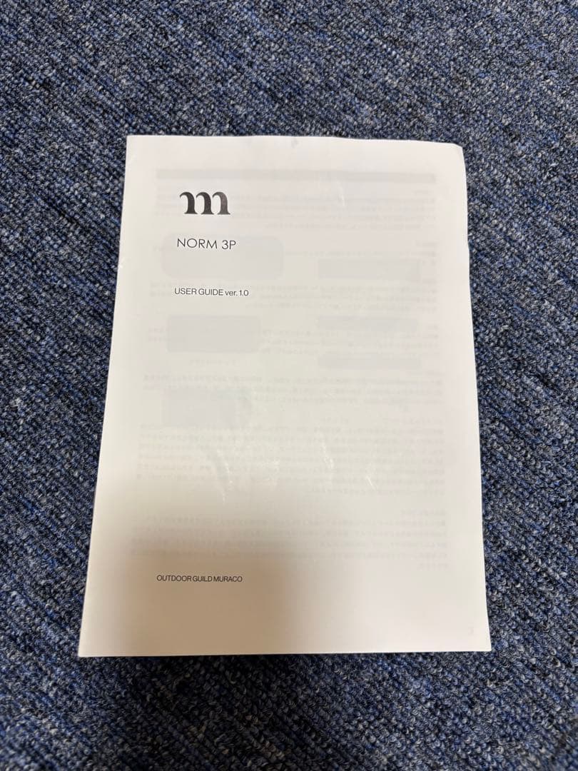 美品　muraco ムラコ ノーム3P