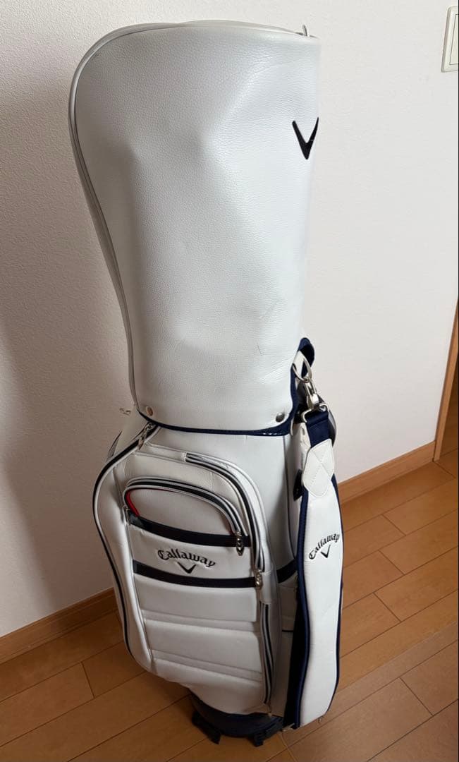 【美品】Callaway キャディバッグ トリコロールカラー