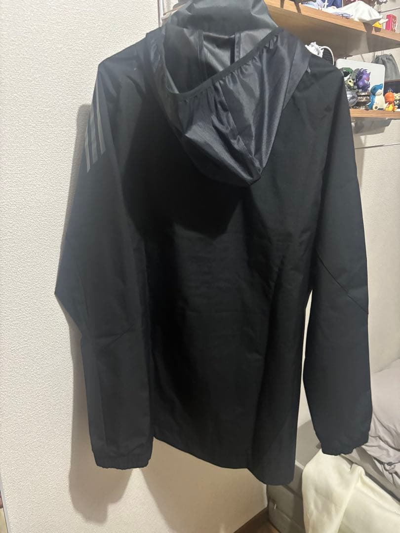 adidas ブラック ウィンドブレーカー L サイズ