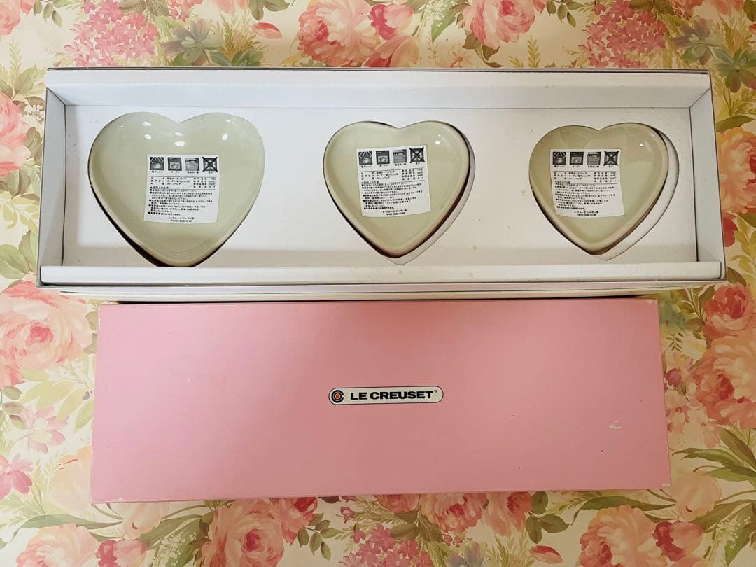 ラムカンダムール❤️ピンク大小3個　ル・クルーゼ　バレンタイン限定　希少品