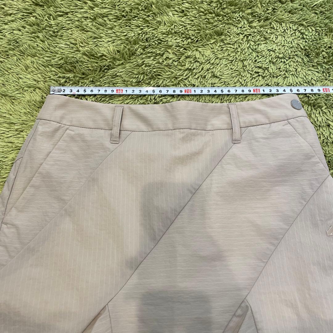 DESCENTE GOLF デサントゴルフ スカート フリル ブラウン系 M