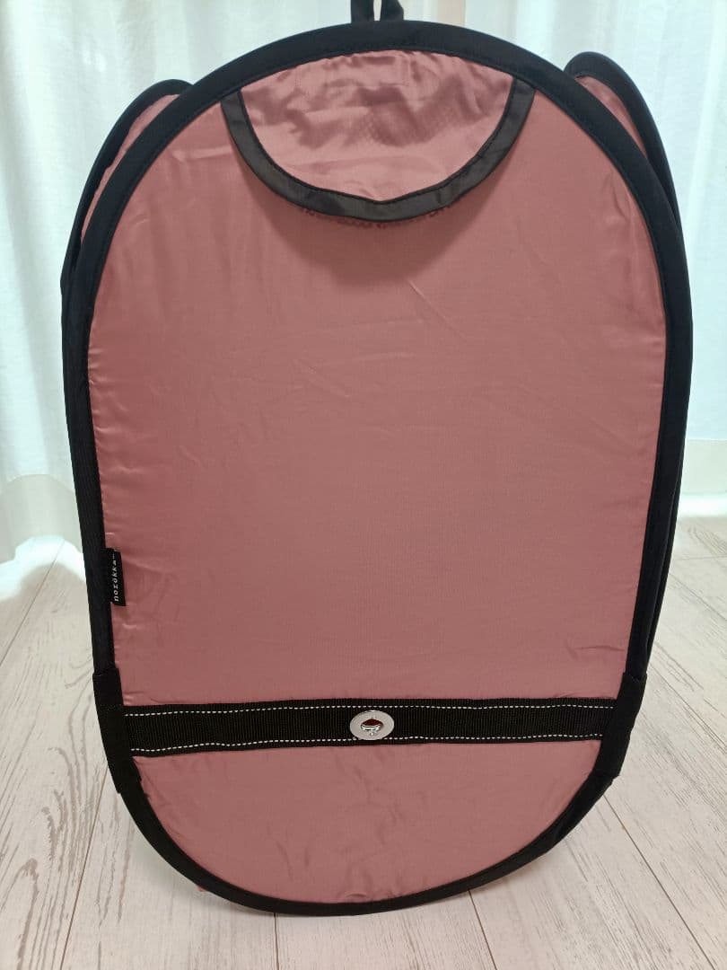 【ほぼ未使用】ノロッカ レインカバー 後ろ 限定色スモーキーピンク