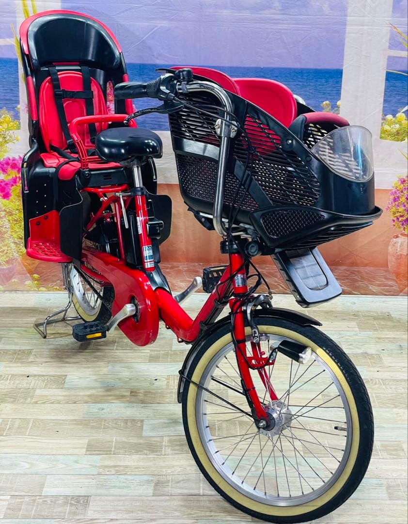 パナソニックギュット⭐️12AH！子供乗せ電動アシスト自転車Y3620