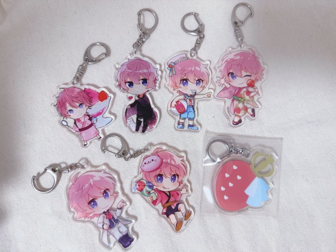 すとぷり さとみ アクリルキーホルダー ラバーキーホルダー