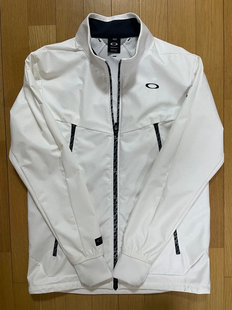 OAKLEY オークリー ゴルフジャケット メンズ L 白 軽量 防風