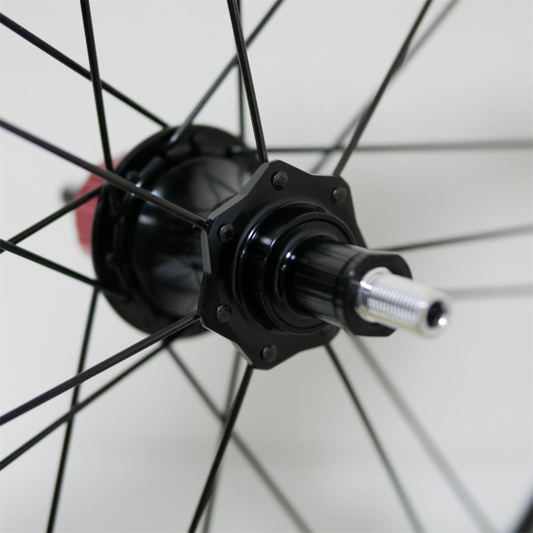 BROMPTON 2-7速用　フルーブラック　超軽量910グラム　ホイールセット