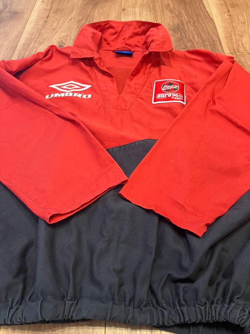 UMBRO イングランド EURO96 コカコーラ プルオーバーXL 古着