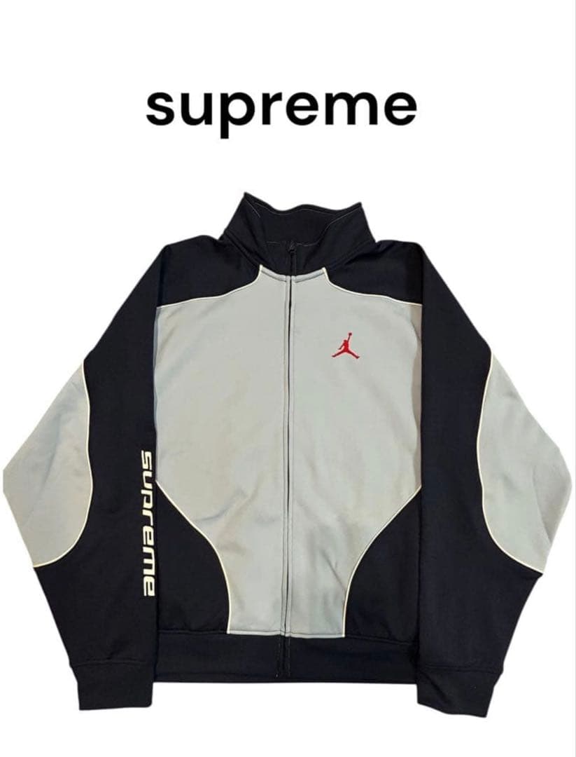 ウェア Supreme x Jordan Tricot Track Jacket L