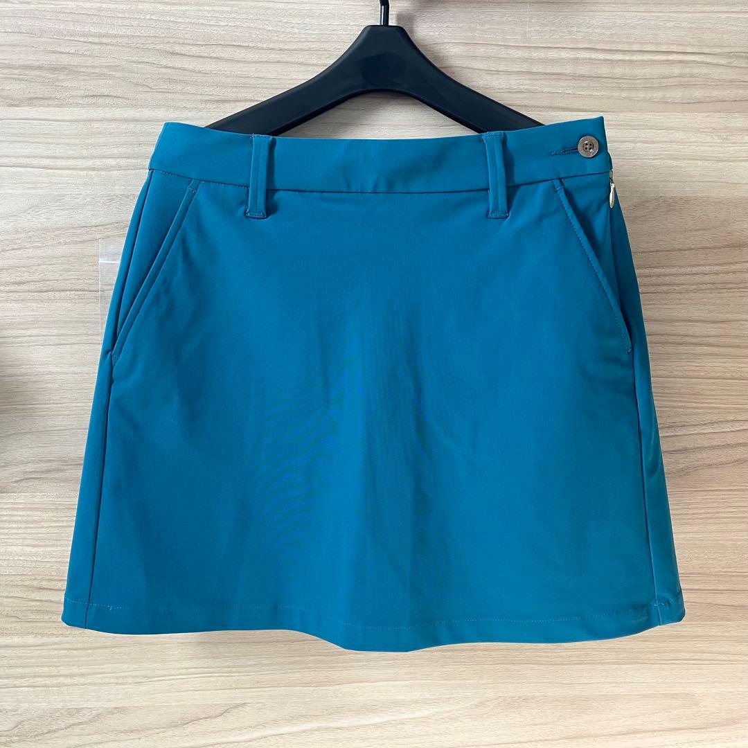 新品★31,900円 フェリージゴルフ BASICスカート インナー付 青緑 S