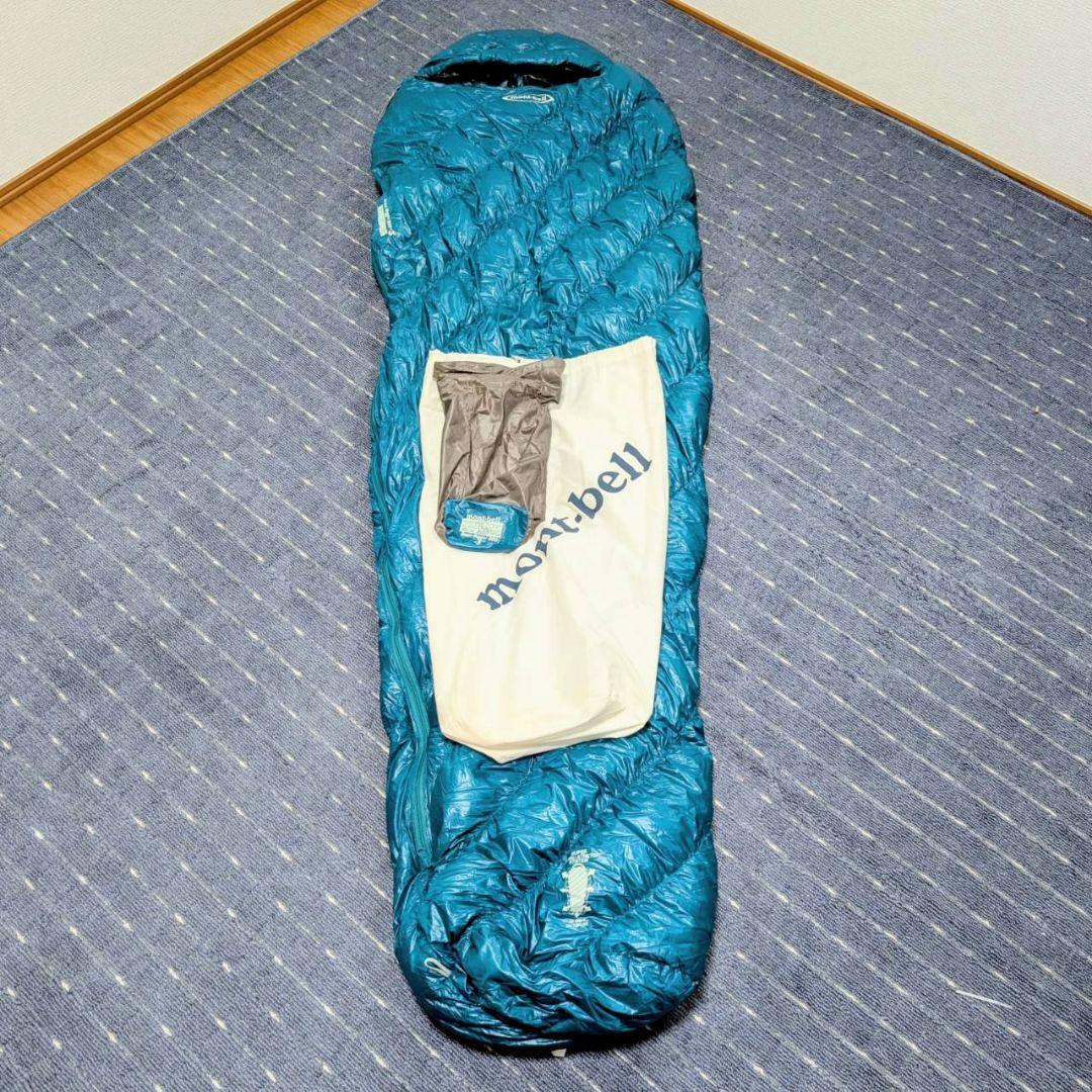 モンベル ダウンハガー800 #3 R/ZIP 1121360 ブルーグリーン