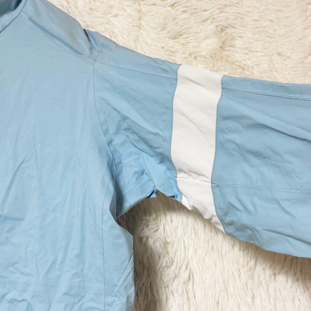 Rapha サイクリング レインジャケット M 水色 ジャンパー