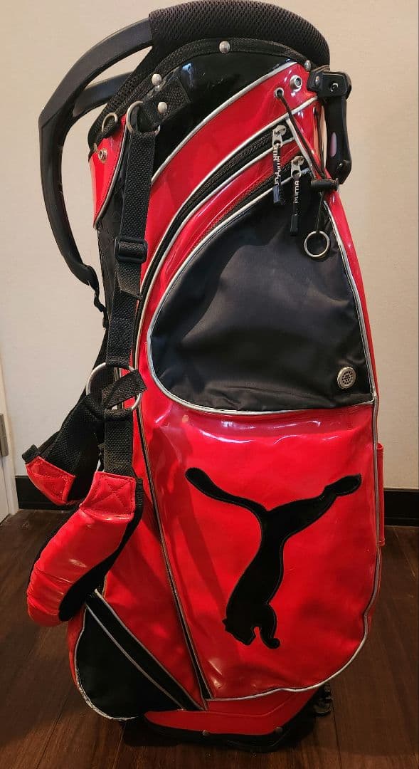 PUMA ゴルフスタンドバッグ レッド