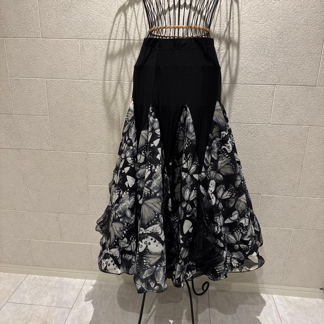 フリルオフショル ドレス　社交ダンス　上下セット　Lサイズ Lauren’s