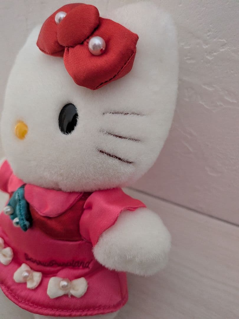 【平成レトロ】ハローキティ ぬいぐるみ ピンクドレス
