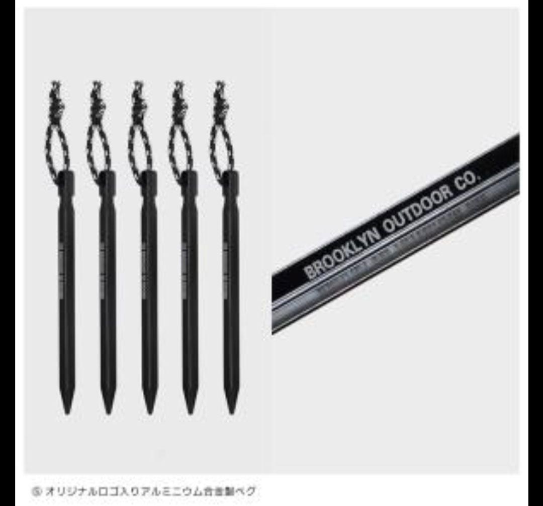 ブルックリンアウトドアカンパニー M 40Dナイロン タープM