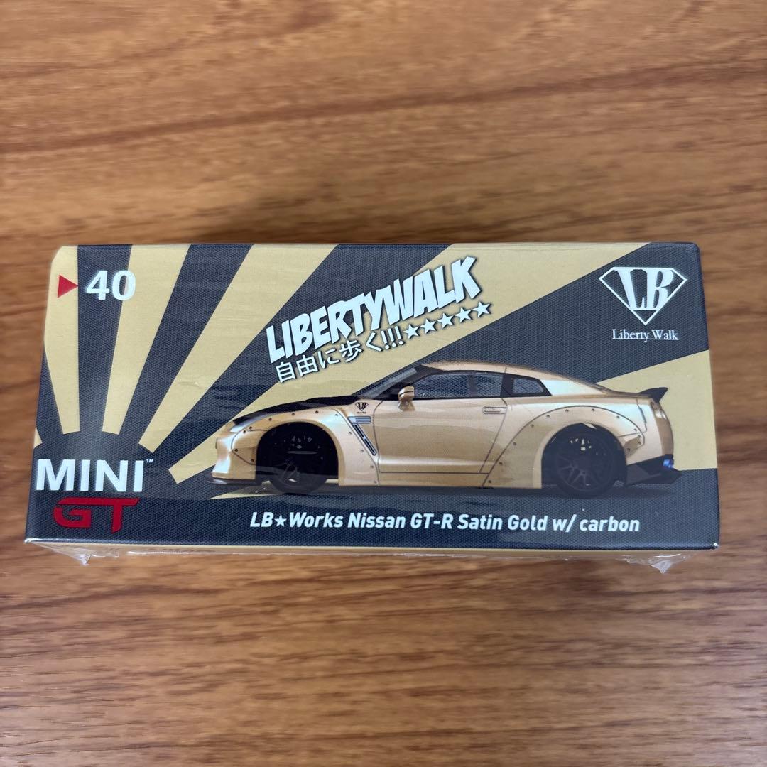 MINIGT 静岡ホビーショー限定 LBWorks GT-R ゴールド/カーボン