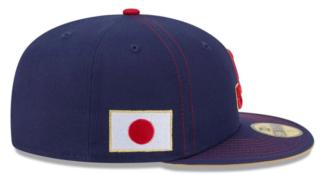 大谷翔平限定版 WBC 日本代表公式キャップ ネイビー 侍Japan 7 1/2