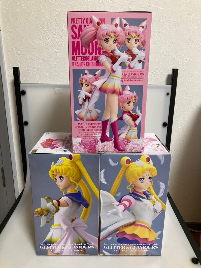 未使用キレイなGLITTER&GLAMOURS セーラームーン フィギュアセット