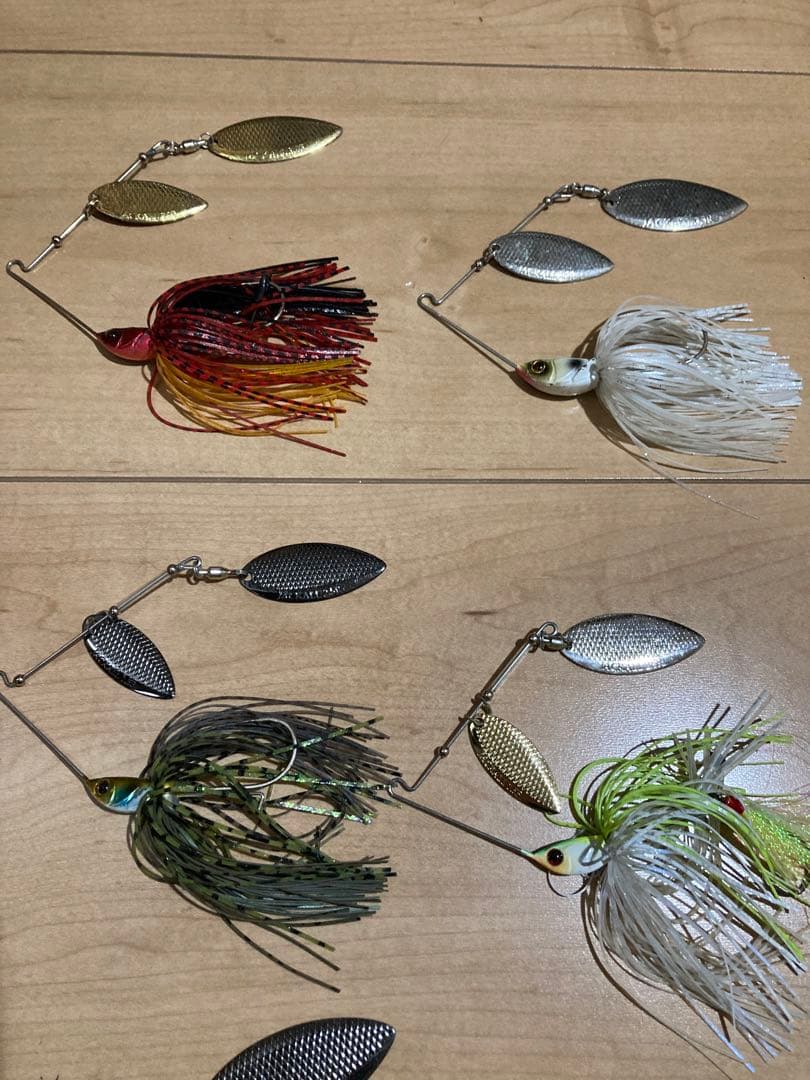 《お買い得大量セット》 スピナーベイト 21個　ジャッカル エバーグリーン