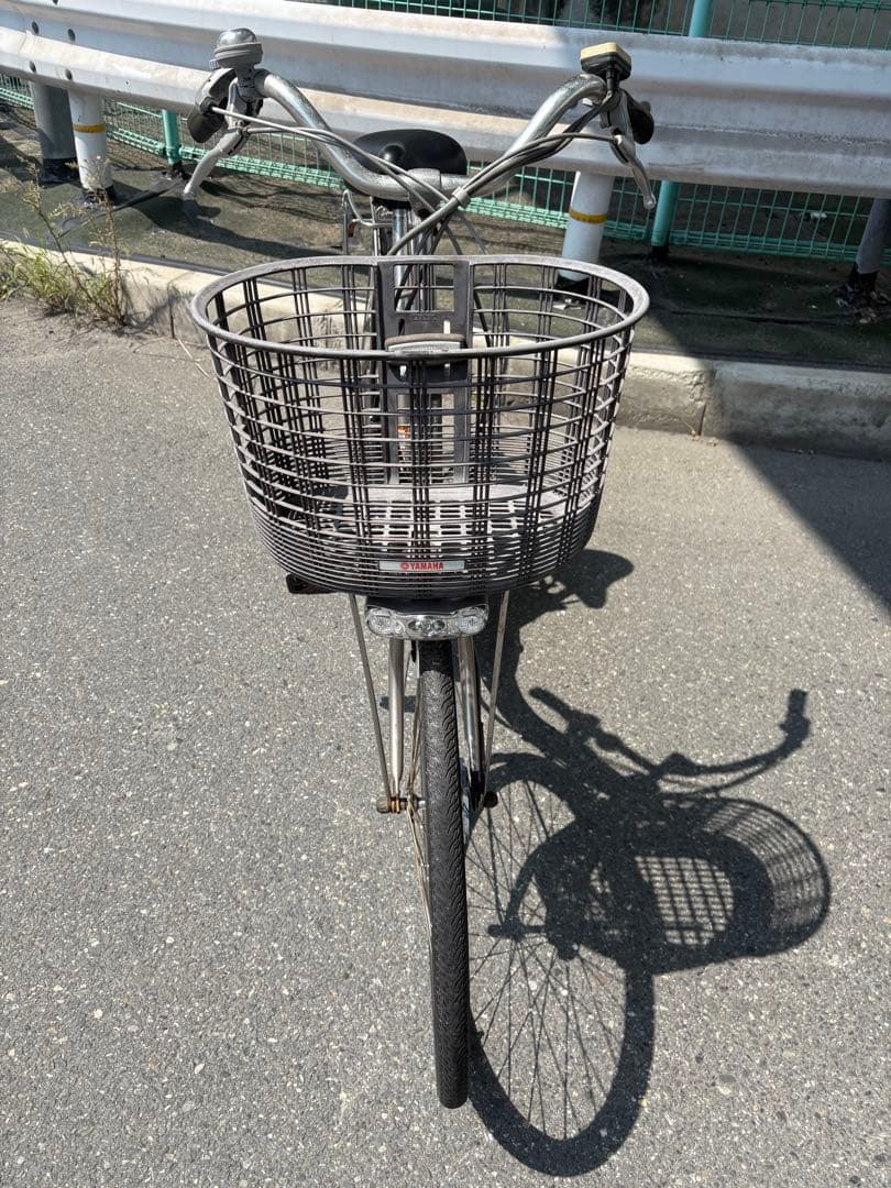 兵庫県西宮YAMAHA PASヤマハ パスシティタイプ 電動アシスト自転車前カゴ