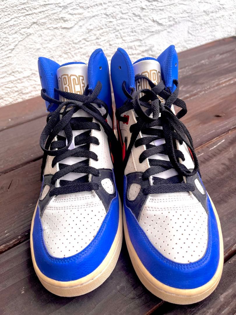 NIKE サン オブ フォース MID ブルー オレンジ ホワイト　26.5cm