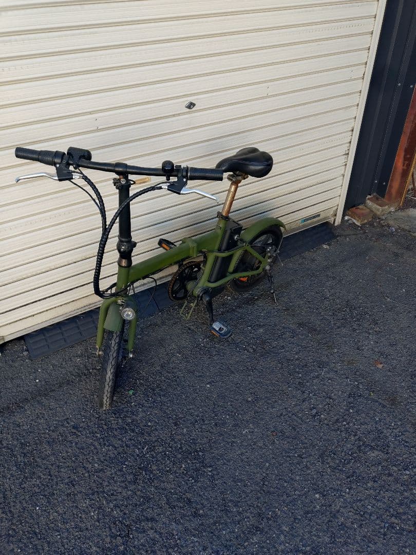 オリーブグリーン 電動アシスト　自転車　引き取り限定　路上禁止　大阪南部