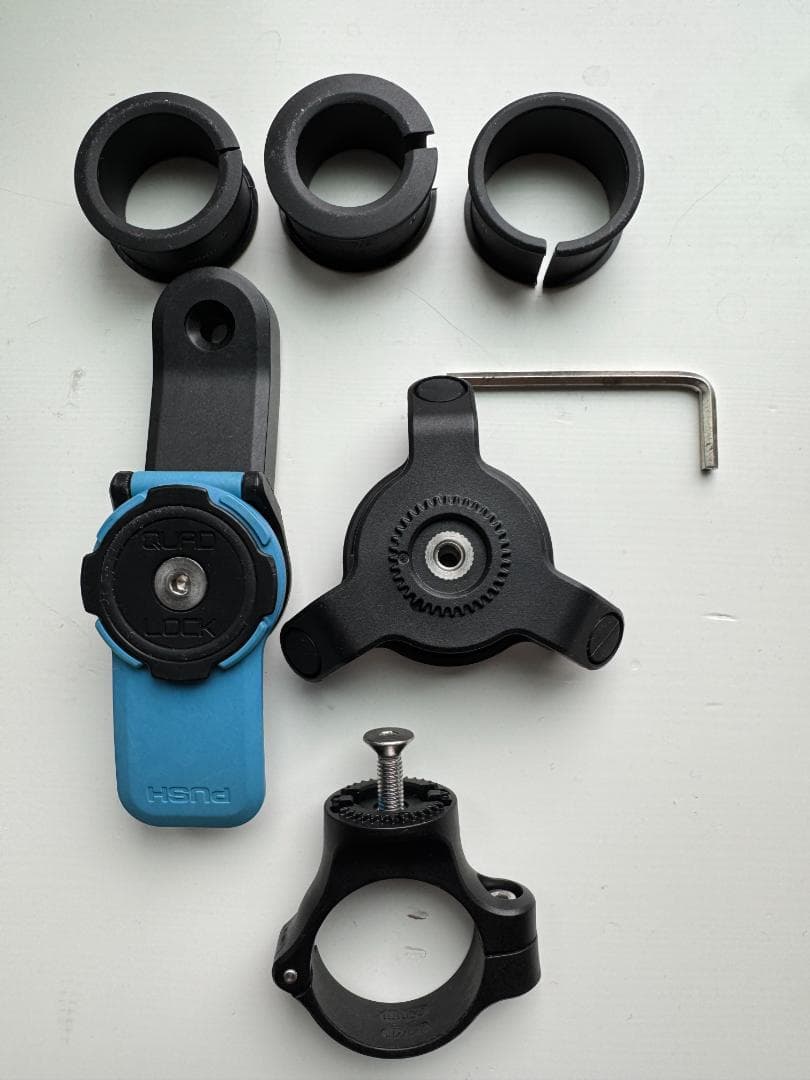【中古】Quad Lock ハンドルバーマウント + 衝撃(振動)吸収ダンパー