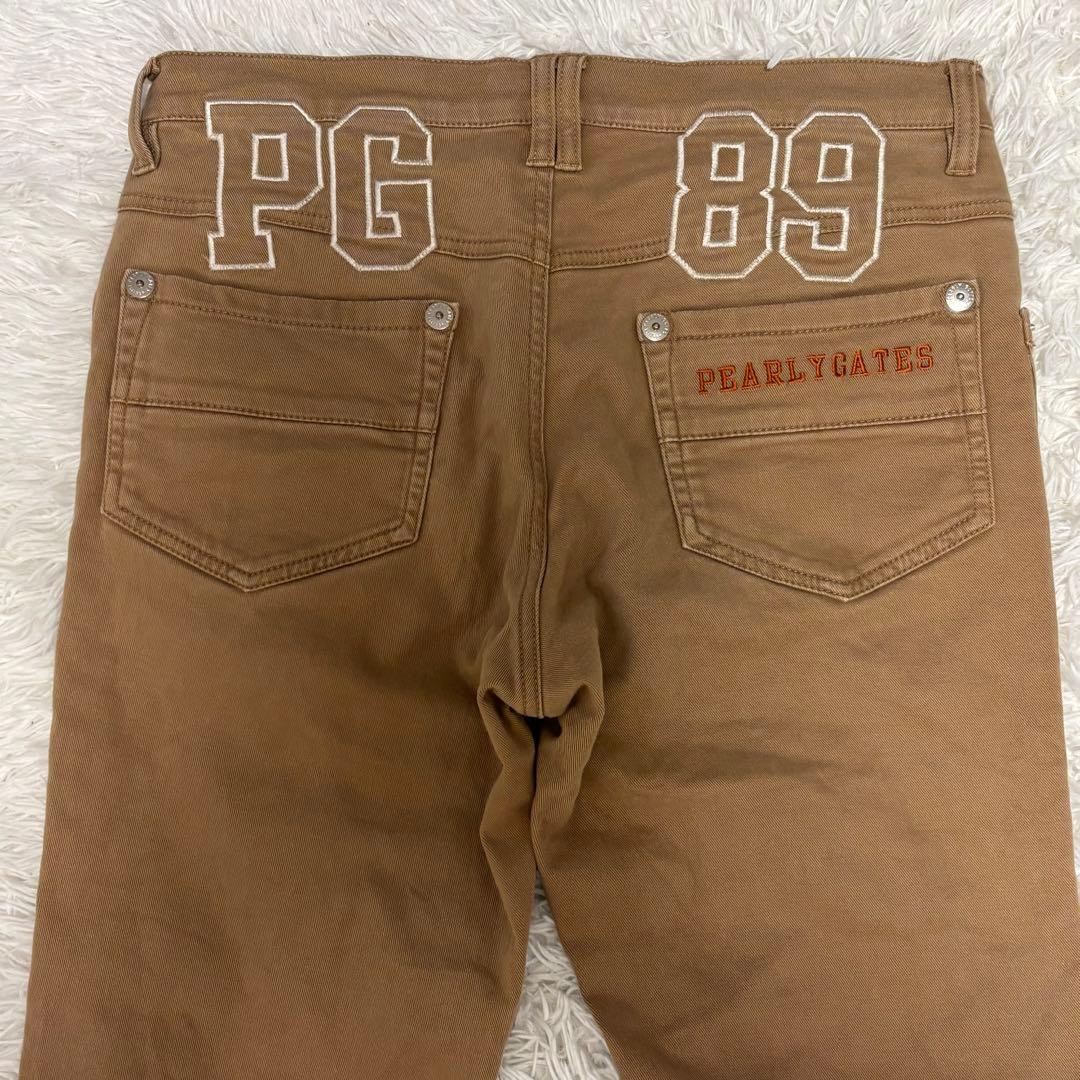 PEARLY GATES パーリーゲイツ ブラウン ゴルフ パンツ サイズ5 L