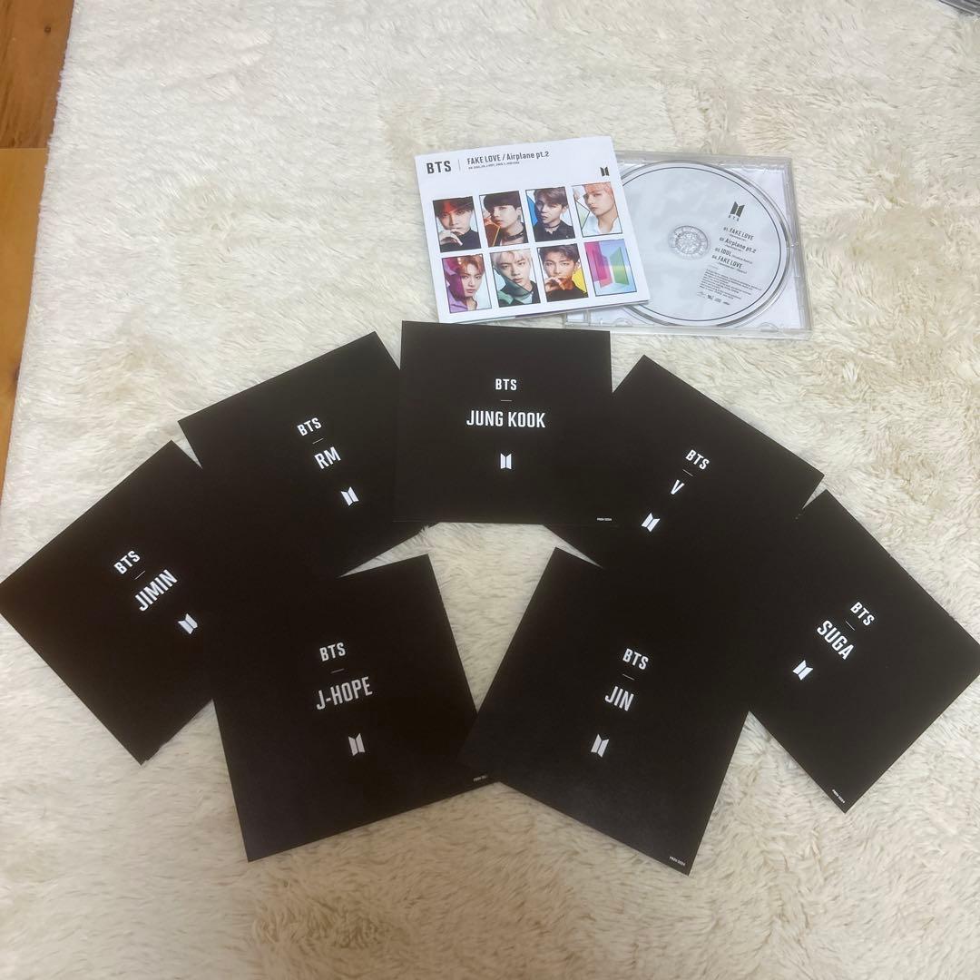 【公式・7枚フル】BTS FAKE LOVE FC限定盤 自撮りフォトカード