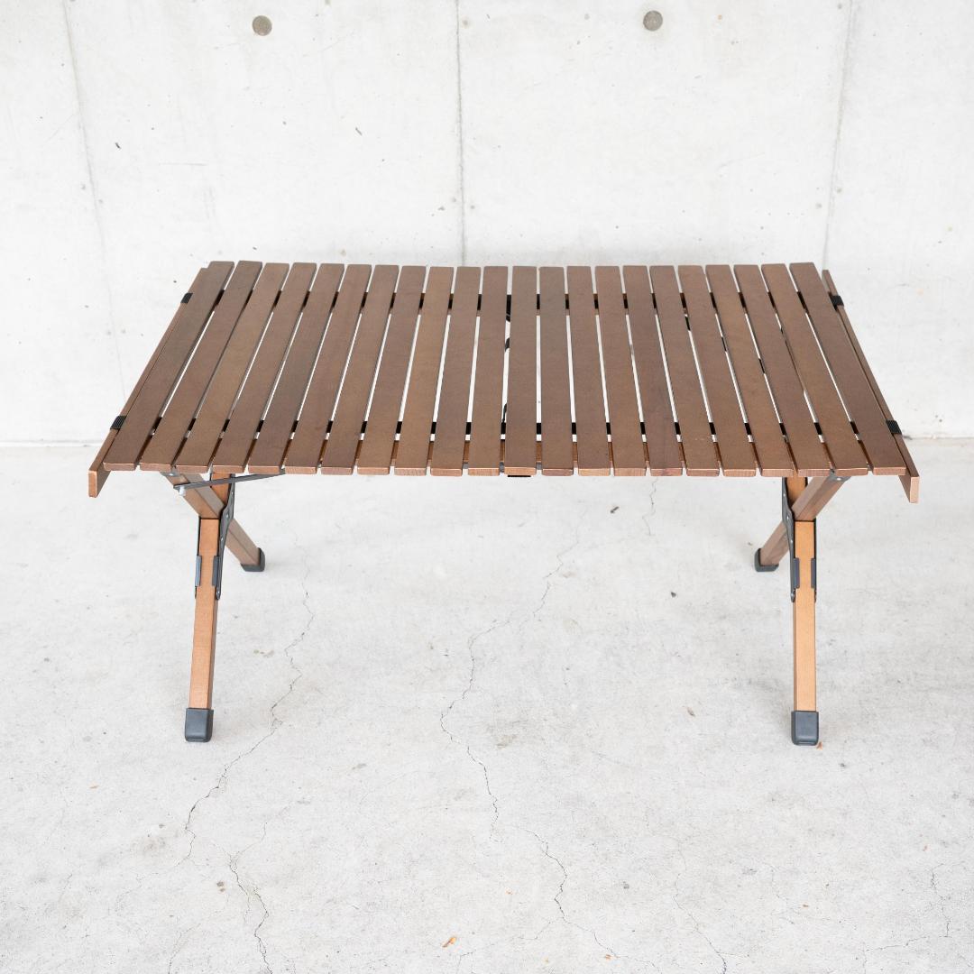 hilander ウッドロールトップテーブル90