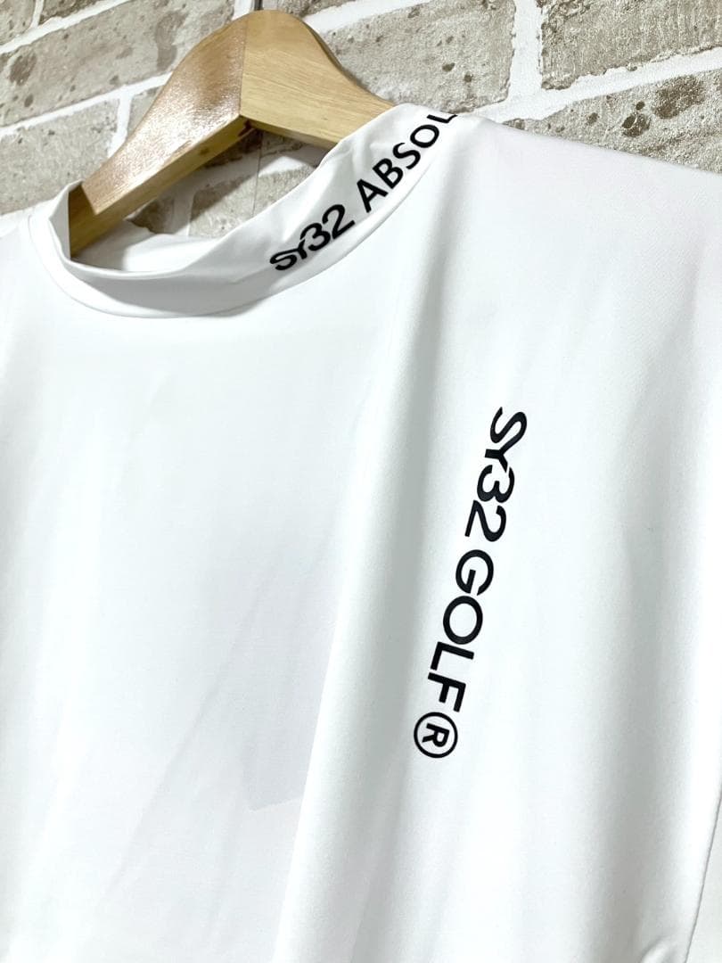 【早い者勝ち✨】新品 SY32 メンズ モックネック XL ホワイト系 白
