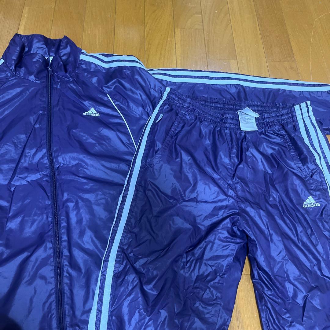 adidas ジャージ上下セット 紫色