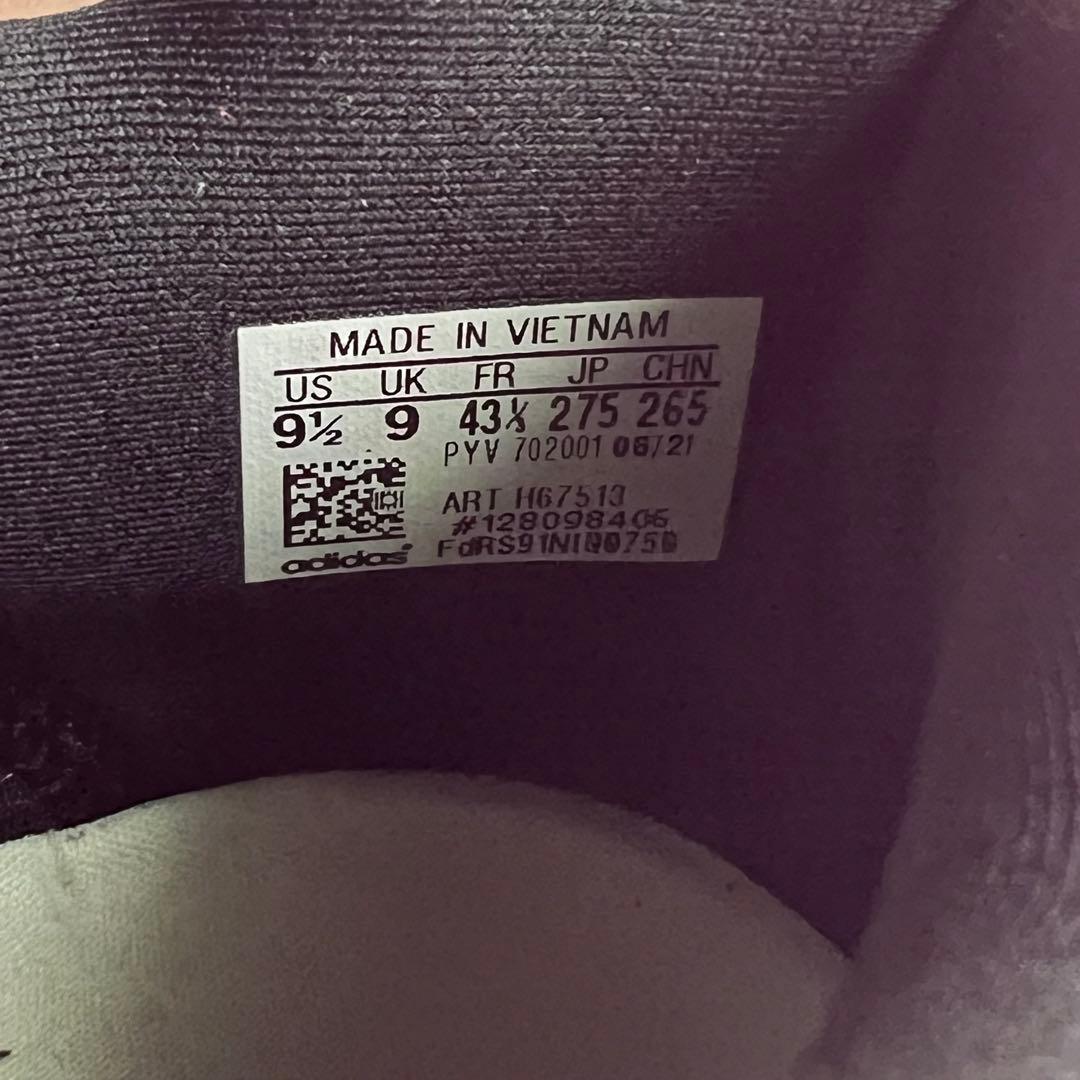 adidas ブラックランニングシューズ アディゼロ ボストン 10