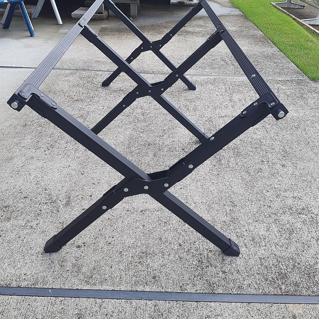 FIELDOOR ウッドロールトップテーブル 120cm×70cm×45cm