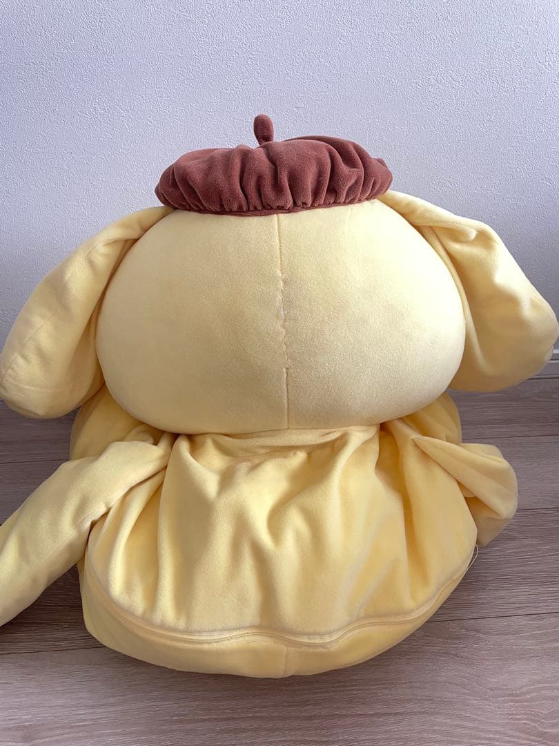レア商品　サンリオ　ポムポムプリン　座椅子　ビーズクッション