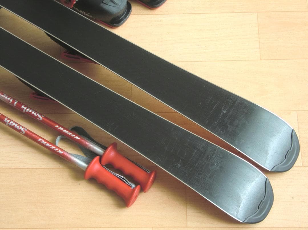 ■送料無料■アトミック■子供用スキーセット■板100靴19-19.5■WAX済■