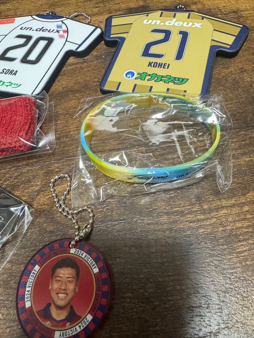 ファジアーノ岡山 キーホルダー ピンズ リストバンド まとめ売り