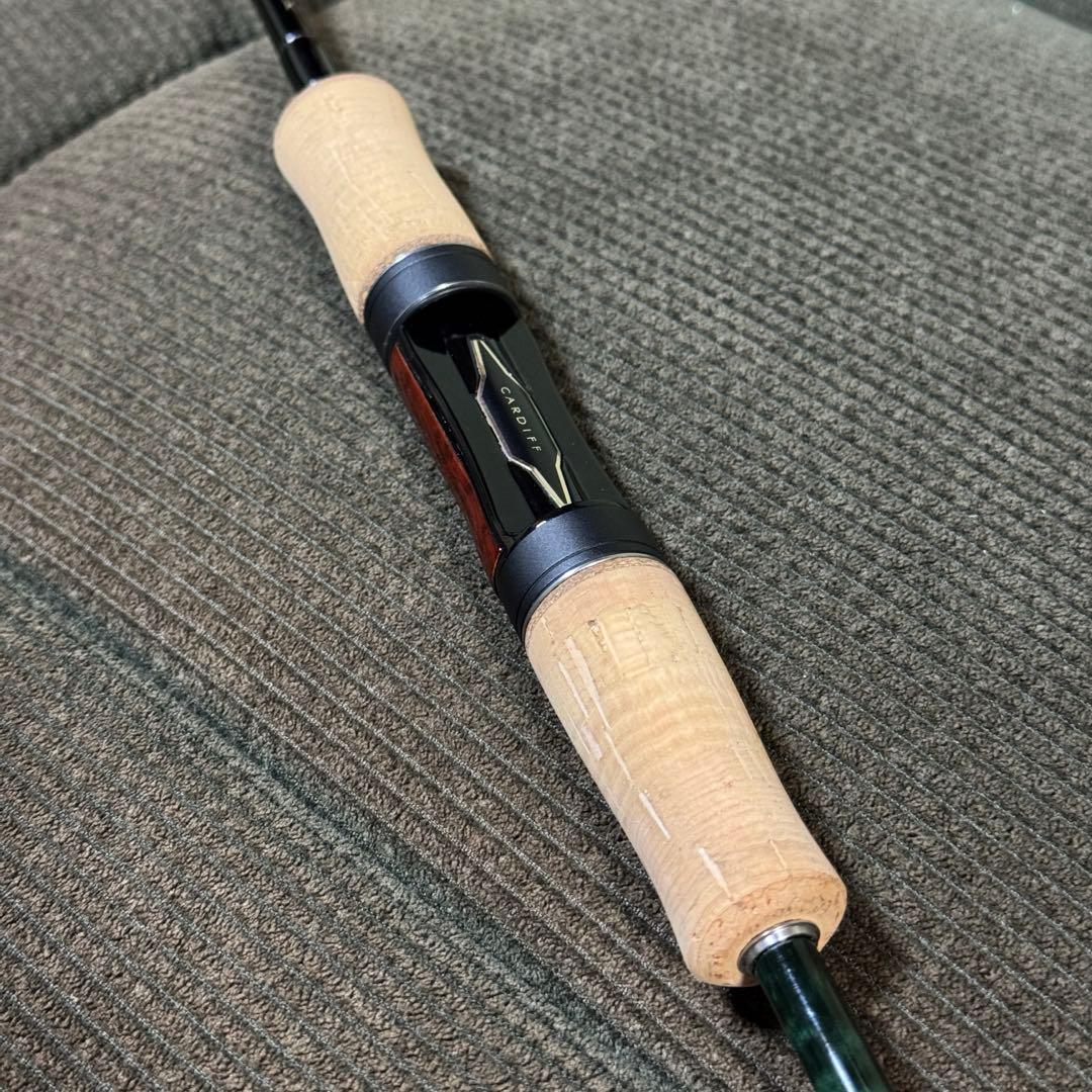美品 シマノ 21 カーディフ AX S66SUL