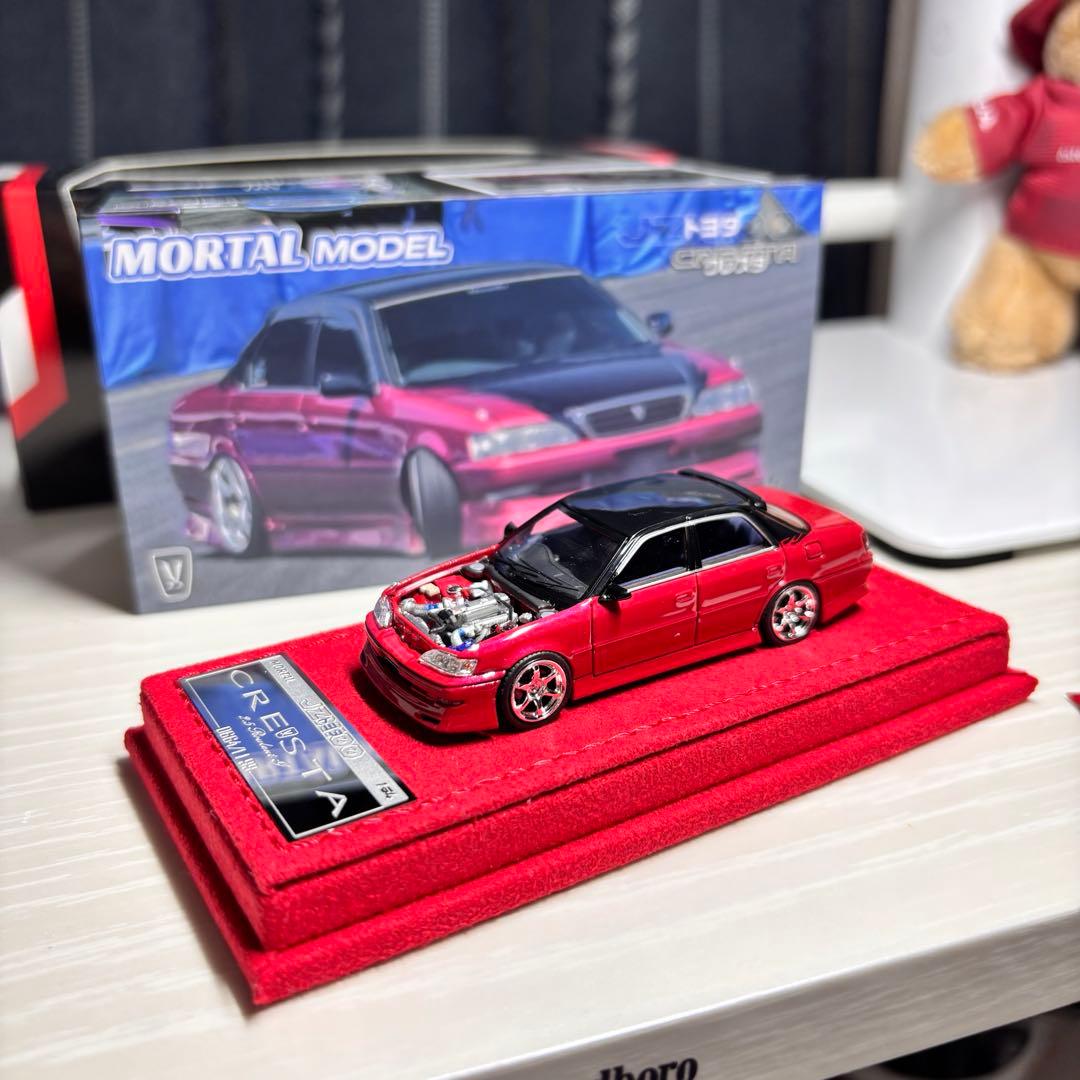 Mortal 1/64 トヨタ クレスタ Kimura Creative レッド
