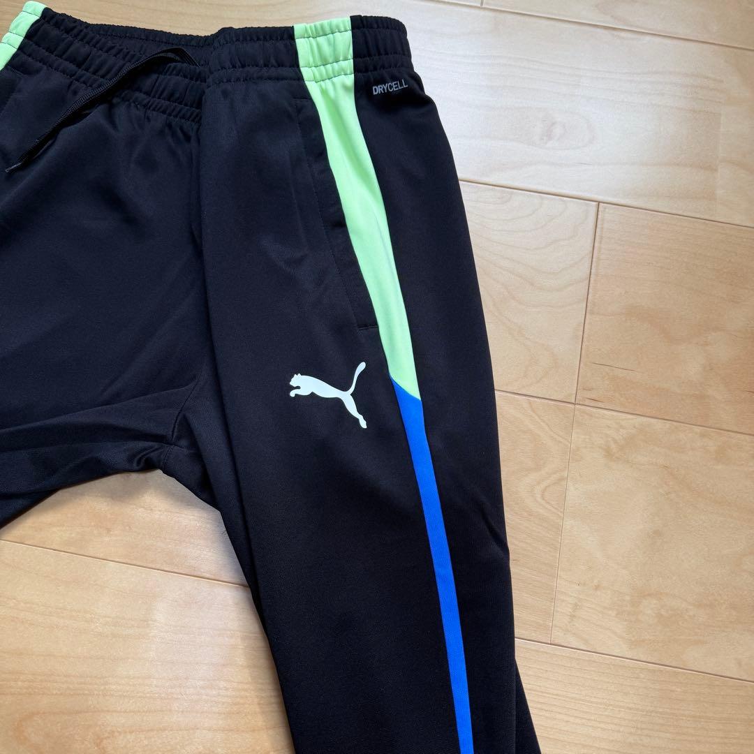 PUMA プーマ　サッカーウェア　上下セット　長袖　パンツ　黒ブラック　XL新品