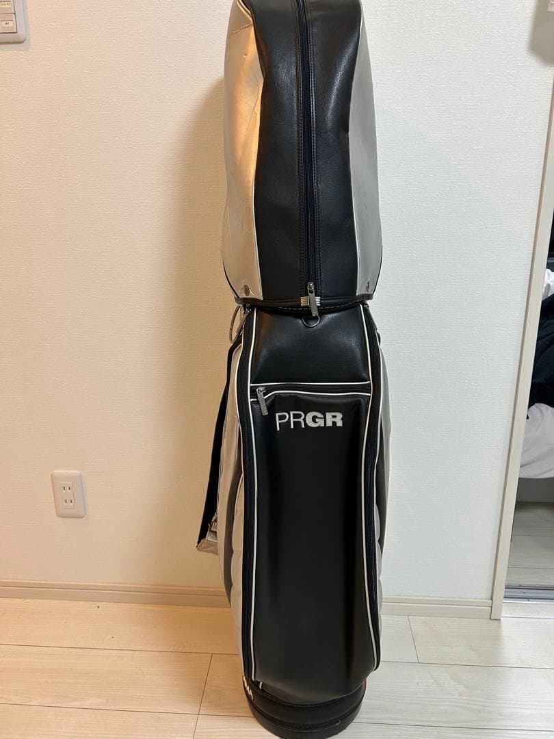 PRGR シルバー キャディバッグ