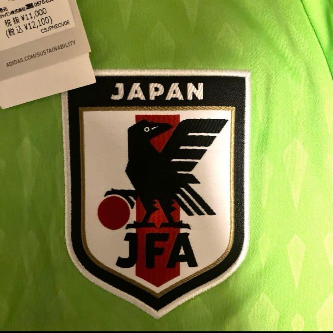 adidas x 日本代表 サッカーGKユニフォーム　グリーン　長袖　L