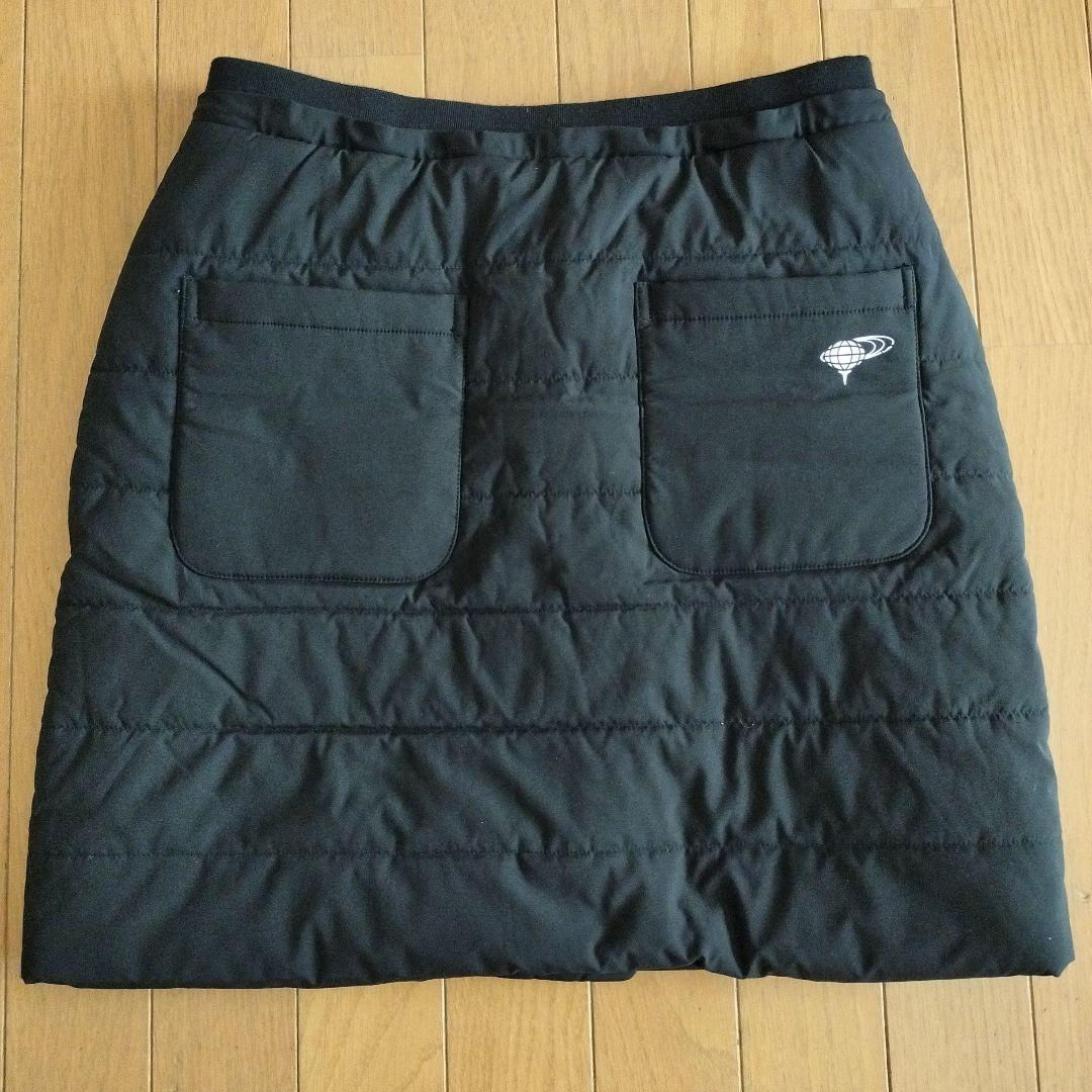 BEAMSGOLF　ブラック キルティングスカート レディース