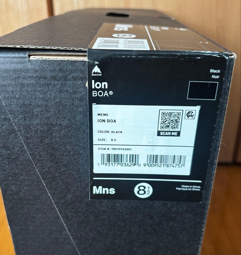 使用1日 25-26 Burton ION BOA 26.5cm 正規店購入