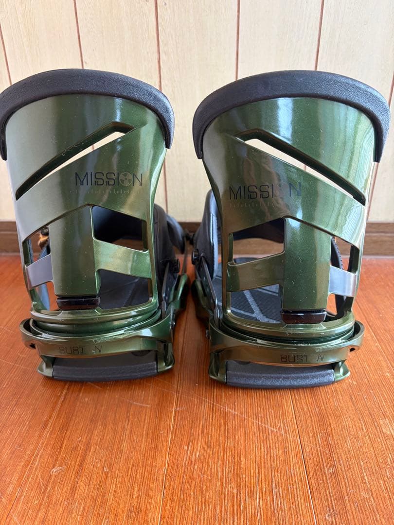 BURTON スノーボード ビンディング mission M グリーン